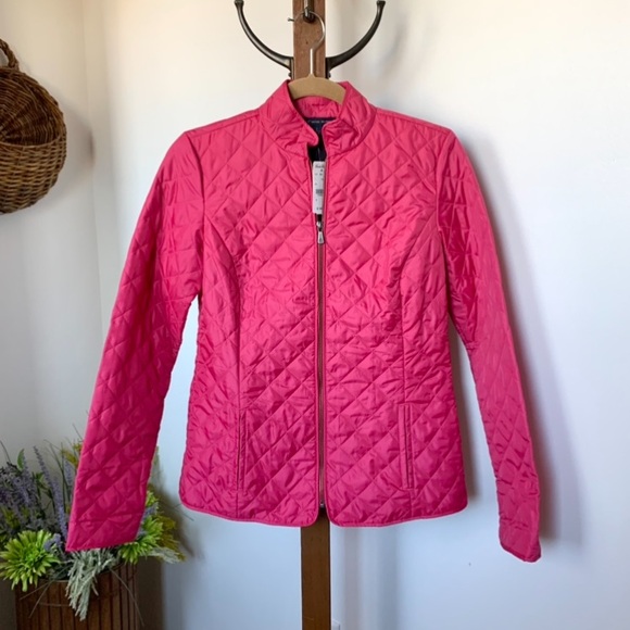 NWT Brooks Brothers Pink Quilted Jacket sz 0 XS / SM - Picture 15 of 15